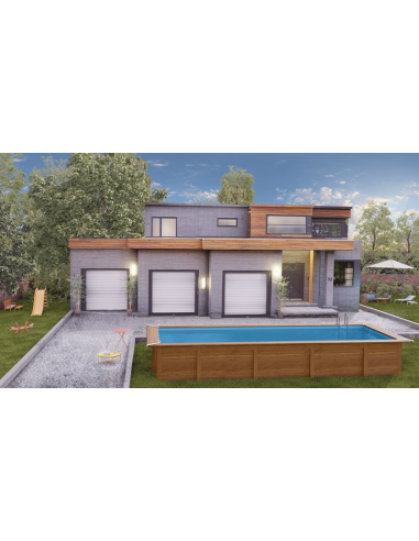 Piscina desmontable de madera Gre Mint