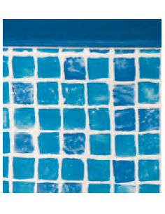 Liner gresite piscina Gre redonda 350x120cm, colgante, grosor 0.5