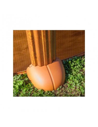 Piscina GRE ovalada aspecto madera 730 x 375 x 120 P730W