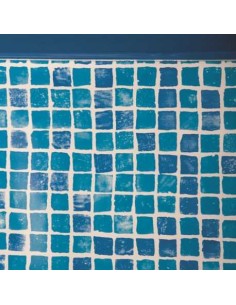 Liner imitación gresite para piscina desmontable Gre 730 x 375 x 120