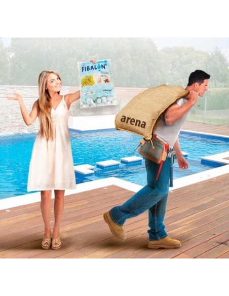 Fibalon 3D | Medio Filtrante para Piscinas | Sustituto de Arena