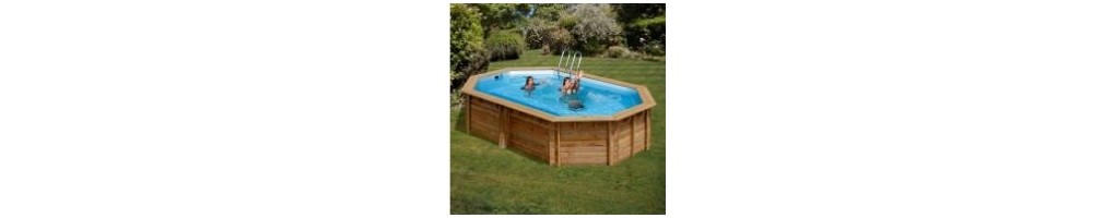 Liners piscinas de madera ovaladas GRE