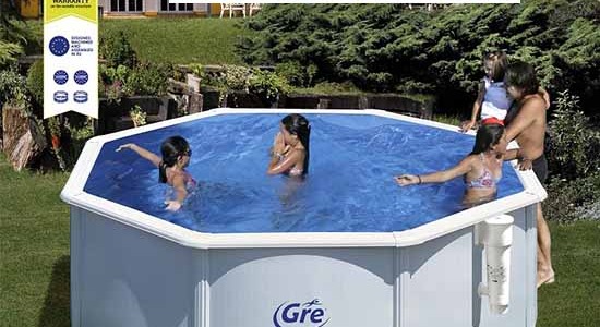 Piscinas desmontables GRE financiadas ❤️ La solución perfecta para disfrutar del verano en casa