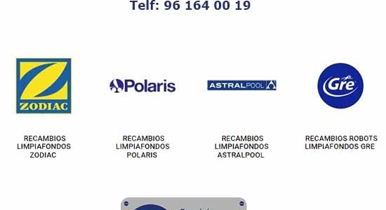 Recambios Limpiafondos ❤️ Zodiac, Polaris, Astraspool y Gre