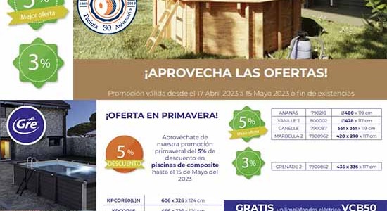 ¡Promoción de Verano en Piscinas de Madera y Composite! ¡Aprovecha nuestras Ofertas Especiales y Sumérgete en la Diversión!