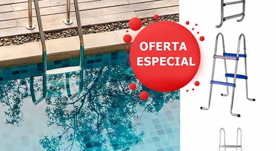 Escaleras para Piscinas Desmontables Gre www.PiscinasGreValencia.es