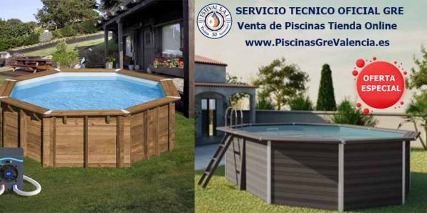 ❤️ Piscinas Desmontables Venta Online www.PiscinasGreValencia.es