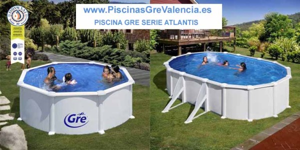 PISCINA GRE 610X375X132 SERIE ATLANTIS KITPROV618