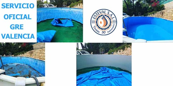 Cambiar liner Piscina