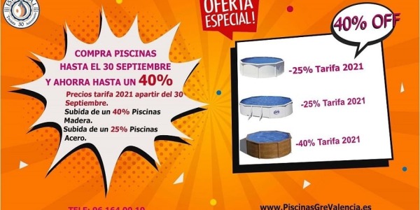 Oferta Especial en Piscinas desmontables