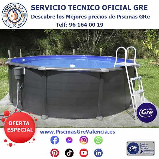 Descubre los Mejores Precios de Piscinas Gre Servicio Técnico Oficial GRE