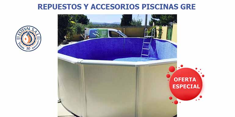 ❤️ ACCESORIOS GRE Y REPUESTOS GRE PISCINAS GRE