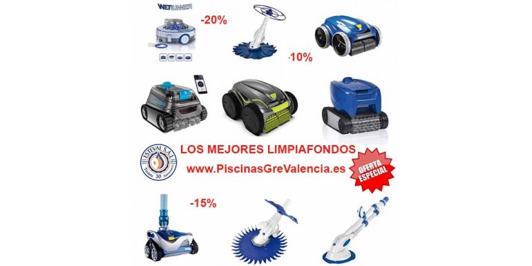 ❤️ Robots Limpiafondos de Piscinas Gre Valencia