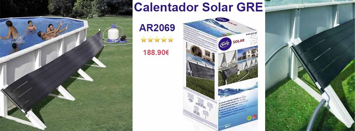 Calentador solar para piscinas Gre AR2069
